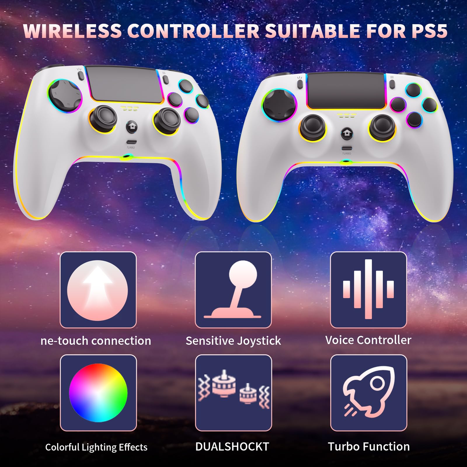 3 colors hall effect Controller
