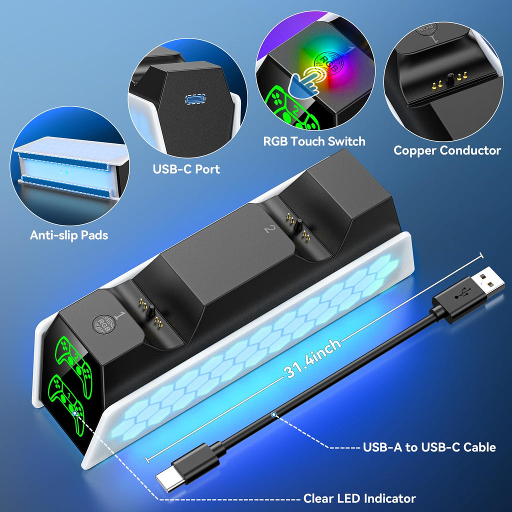 PS5 Charger station that is Compatible with almost any PS5 controller variations