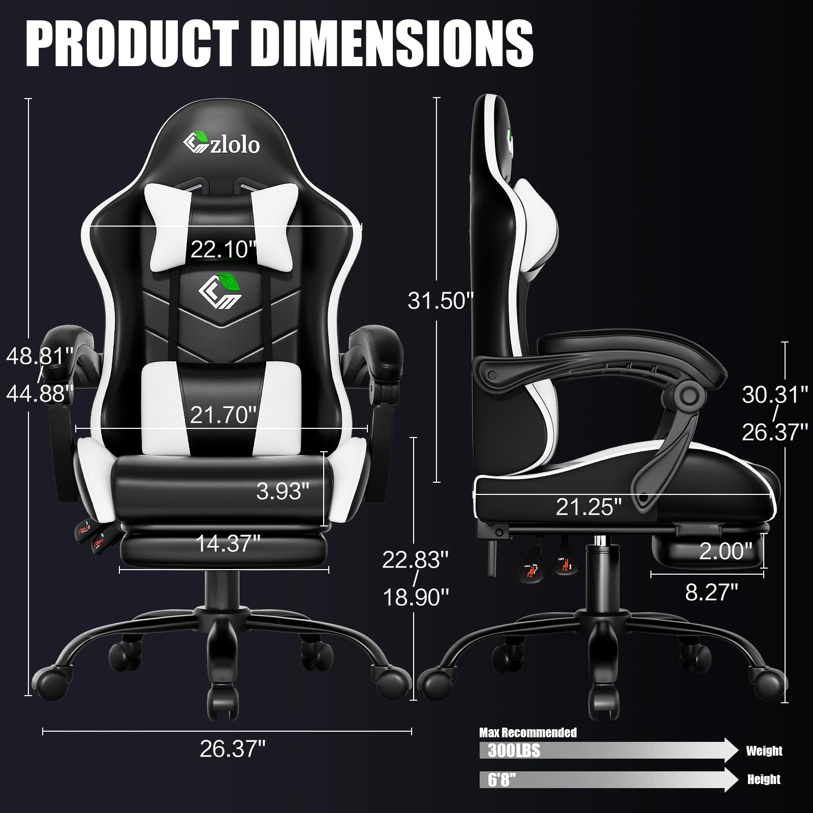 Gaming and Ergonomic Office Computer Chair
