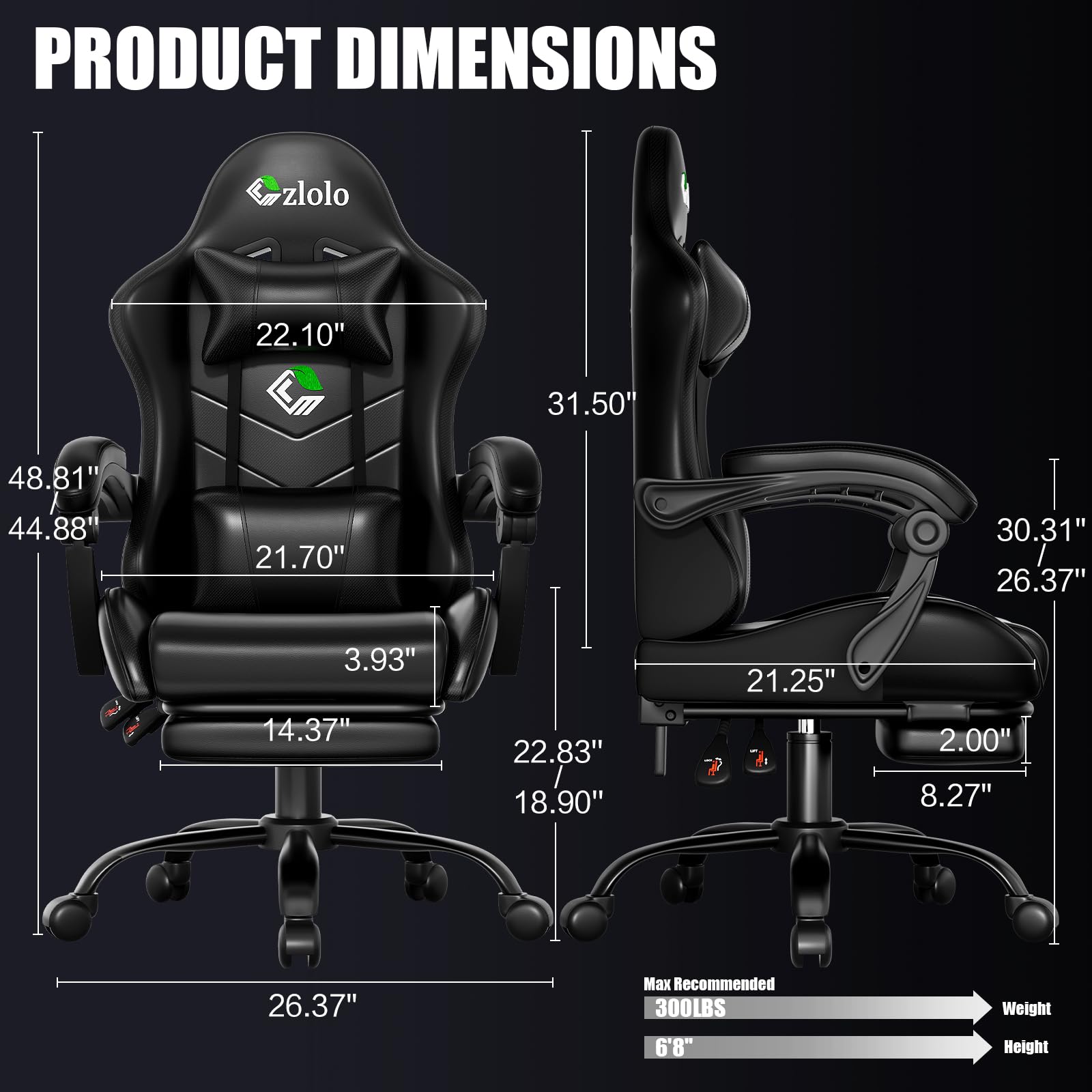 Gaming and Ergonomic Office Computer Chair