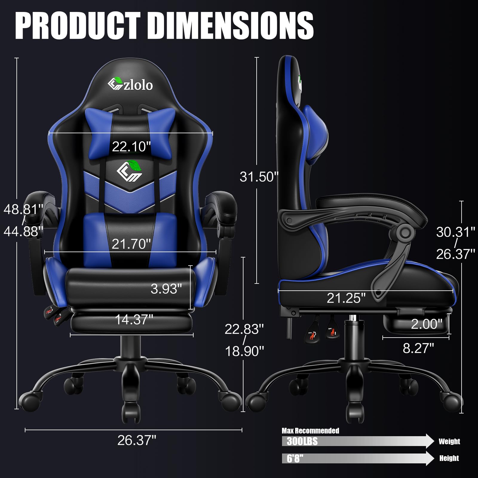 Gaming and Ergonomic Office Computer Chair