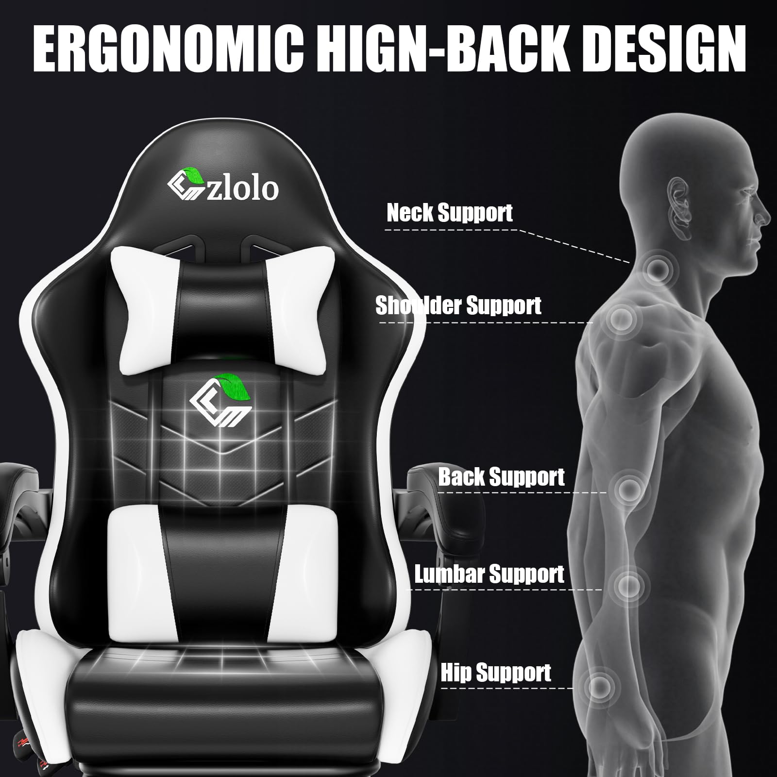 Gaming and Ergonomic Office Computer Chair