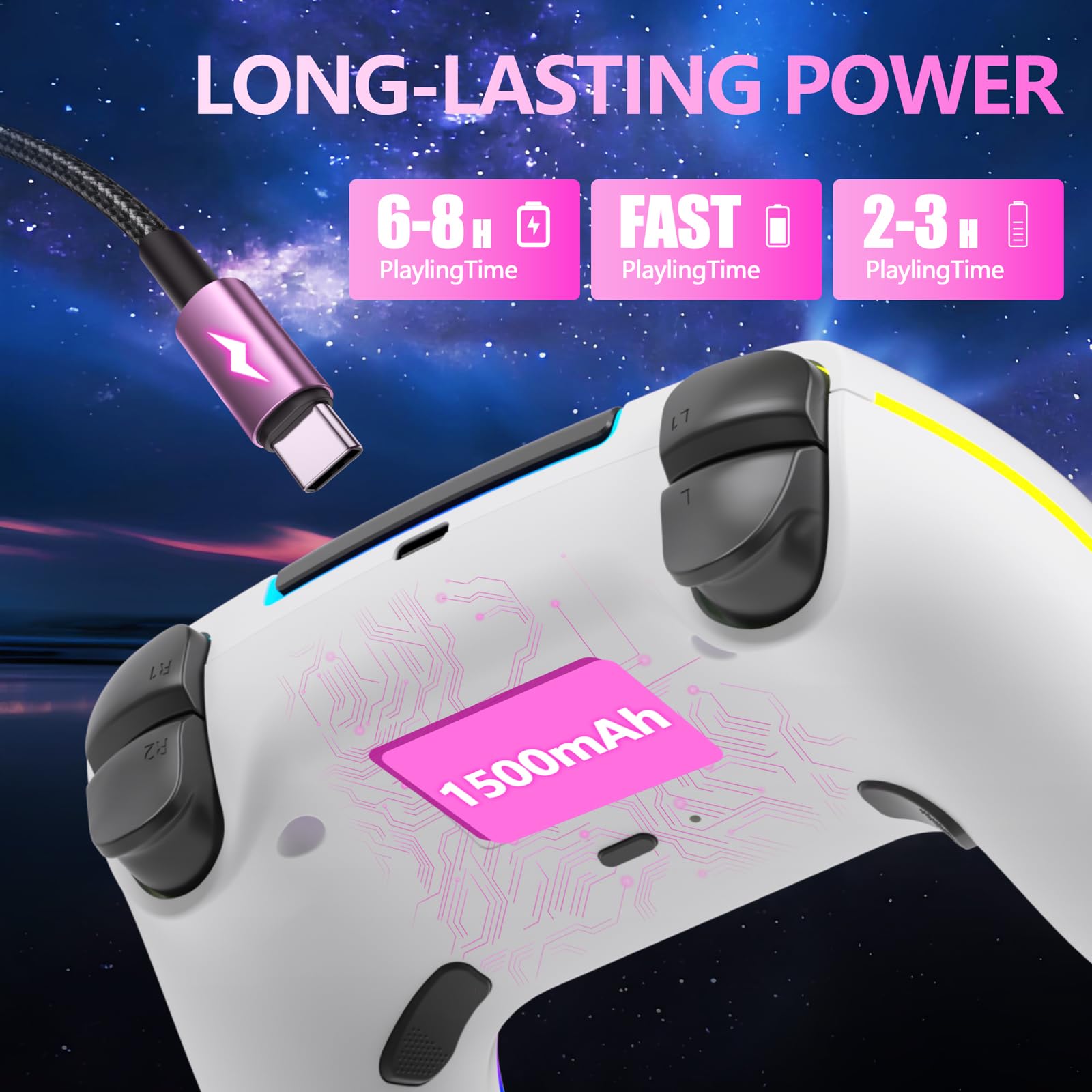 3 colors hall effect Controller