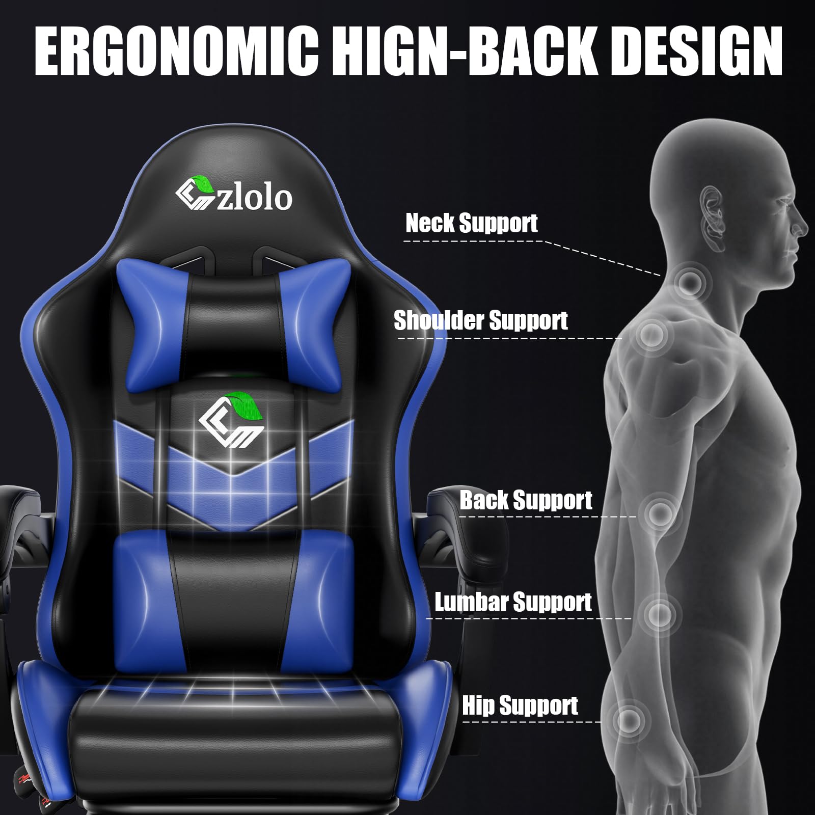 Gaming and Ergonomic Office Computer Chair