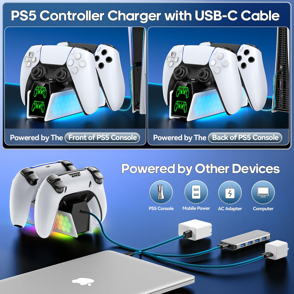 PS5 Charger station that is Compatible with almost any PS5 controller variations